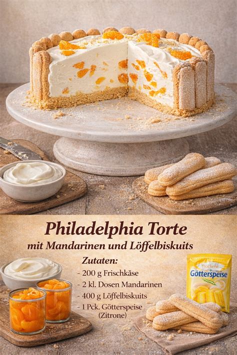 Charme-Torte: Rand mit Löffelbiskuits und Pfirsichguss