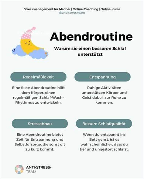 Checkliste: Abendroutine für besseren Schlaf