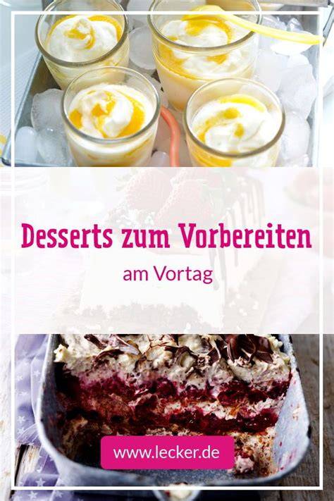 Checkliste: Dessert-Planung am Vortag und Komponentenorganisation