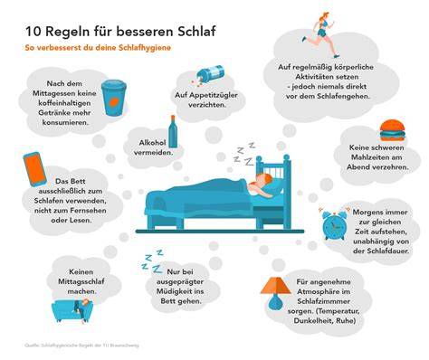 Checkliste: Schlafhygiene und zu vermeidende Nahrungsmittel vor dem Schlafen