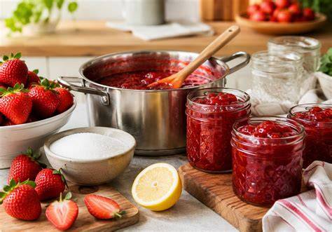 Checkliste: Zitronensäure beim Marmeladekochen richtig anwenden