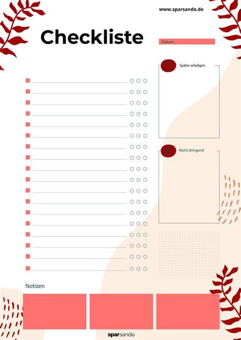 Checkliste Grundausstattung Backen zum Ausdrucken