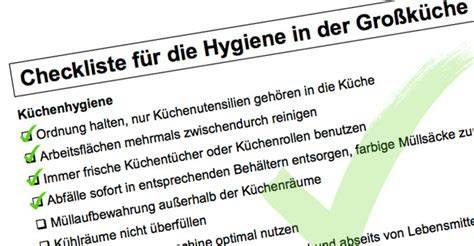 Checkliste Hygiene für Pralinenherstellung