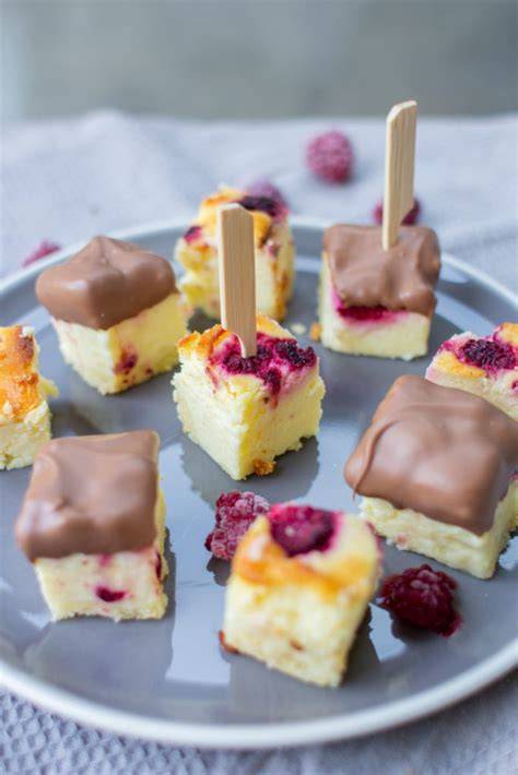 Cheesecake Sticks als Fingerfood und Dekoideen