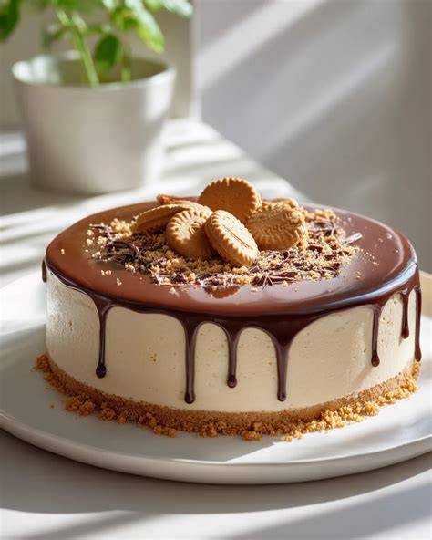Cheesecake mit abgekühlter Ganache