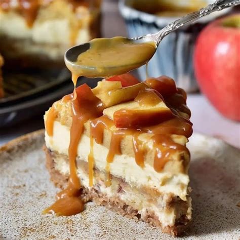 Cheesecake-Sunday: Apfel-Karamell-Käsekuchen