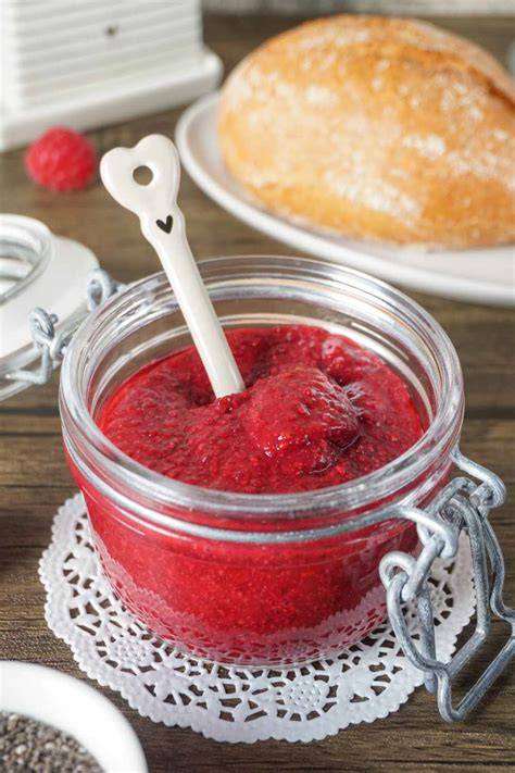 Chia- und Leinsamen als Geliermittel für Marmelade