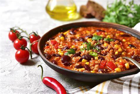 Chili con Carne Zutaten und Gewürze