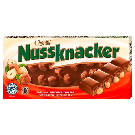 Choceur Nussknacker Verpackung - grün-rot Design