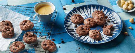 Chocolate Cookies mit Macadamianüssen