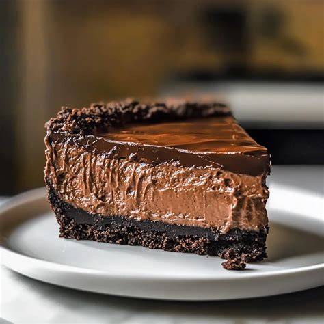 Chocolate Ganache auf Käsekuchen