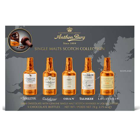 Chocolate Liqueurs mit Whisky und Likören