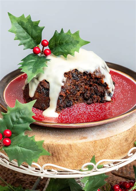 Christmas Pudding nach dem Dämpfen - bereit zum Reifen