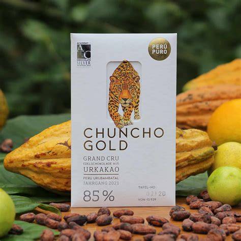 Chuncho Gold Grand Cru - Tafel und Packaging