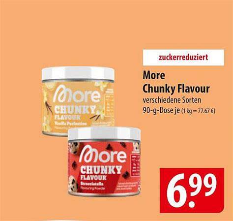Chunky Flavour Dose und Portionen