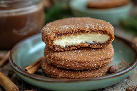 Churro Cheesecake Cookies mit Zimtzucker