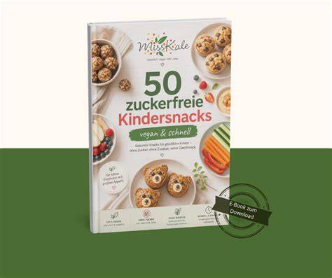 Collage: Rezepte für zuckerfreie und gesunde Kindersnacks