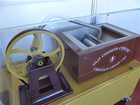 Conchiermaschine / Conche Illustration
