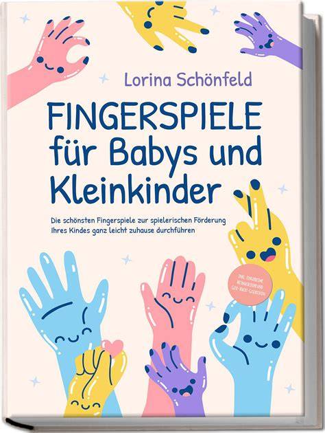 Coppenrath Fingerspiele Buchcover mit aufgeschlagenen Klappen und spielenden Händen