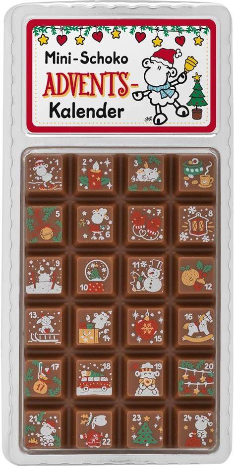 Coppenrath Mini Adventskalender mit Schokolade und Verpackungsdesign