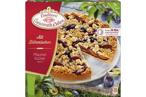 Coppenrath und Wiese Streuselkuchen aufgeschnitten
