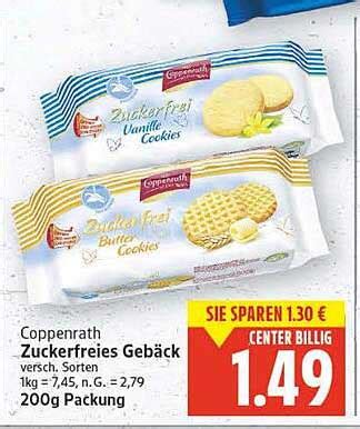 Coppenrath zuckerfreies Gebäck - Produktlinie und Packungen