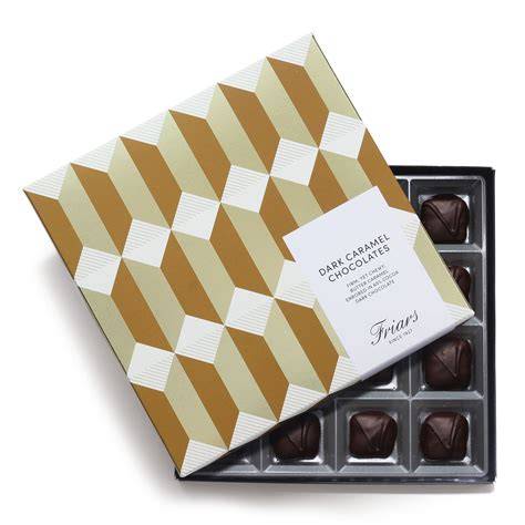 Corporate gift box with Dove caramel and other premium chocolates