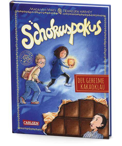 Cover der Schokuspokus-Bücher mit Schokoladendesign