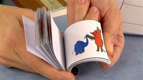 Cover und Daumenkino des Buches - visuelle Gestaltung