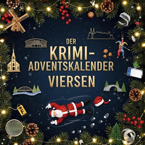 Cover- und Innenansichten verschiedener Krimi-Adventskalender