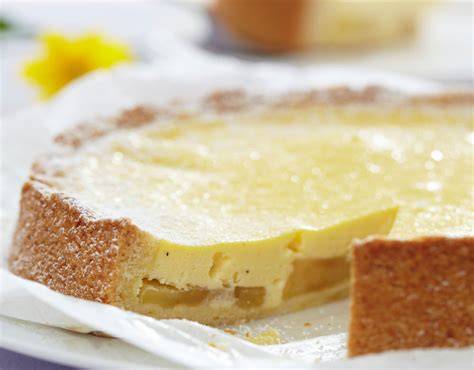 Crème Fraîche Kuchen in Springform