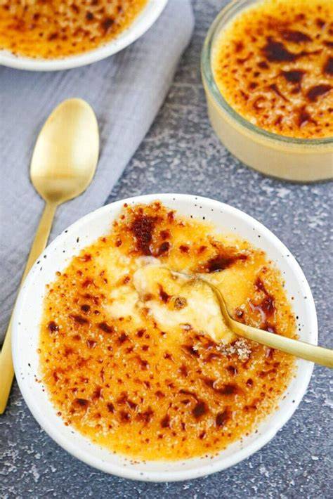 Crème brûlée Zutaten und Schritt-für-Schritt-Anleitung