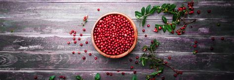 Cranberries in einer Schale mit Orangenschalen