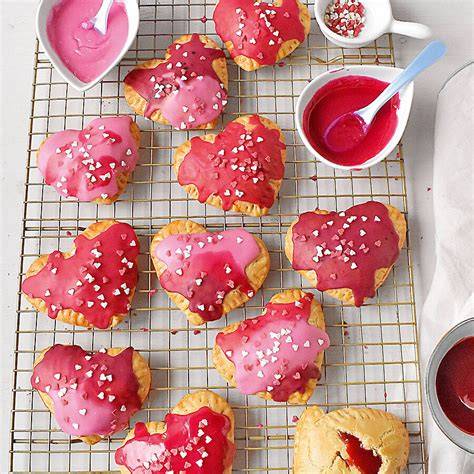 Cranberry-Rosen-Kekse mit Rosenwasser-Glasur