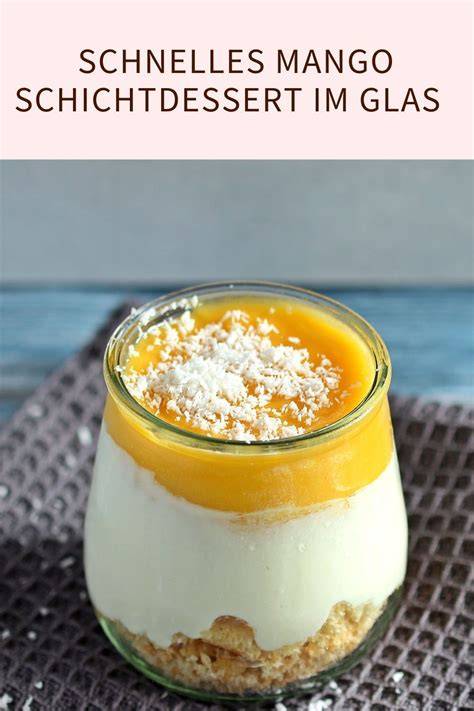 Crémiges Mango-Eis im Glas