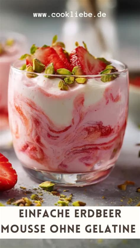Cremige Erdbeerfüllung ohne Gelatine
