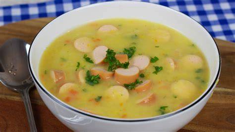 Cremige Kartoffelsuppe mit Trüffelöl