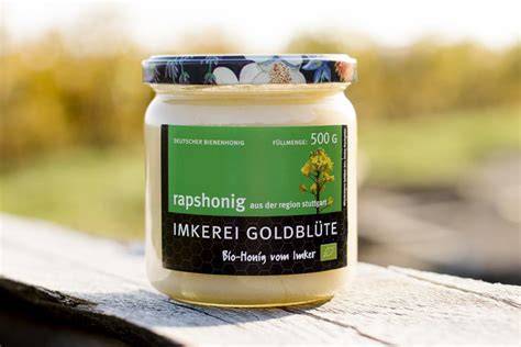 Cremiger Rapshonig im Glas