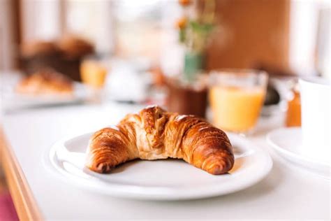 Croissant am Frühstückstisch, Diabetikerfreundlich