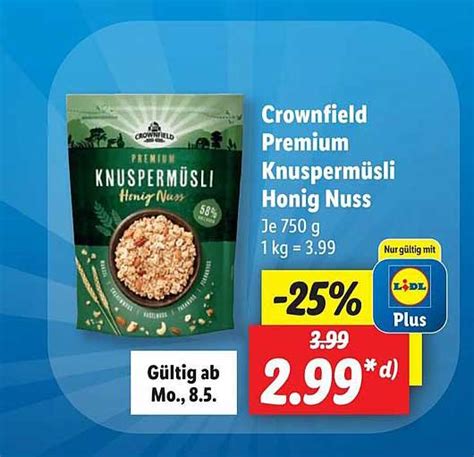 Crownfield Promotion Übersicht