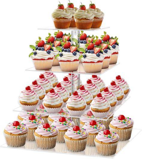 Cupcake-Turm für die Hochzeit