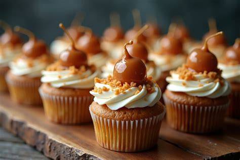 Cupcakes mit Karamell-Cornflakes Topping