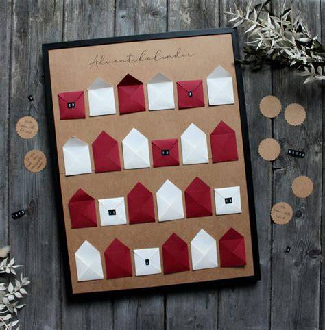 DIY Adventskalender mit Marzipanteilen
