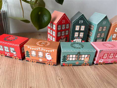 DIY Adventskalender-Zug - Schritt-für-Schritt