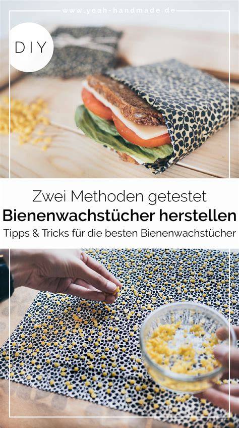 DIY Bienenwachstücher