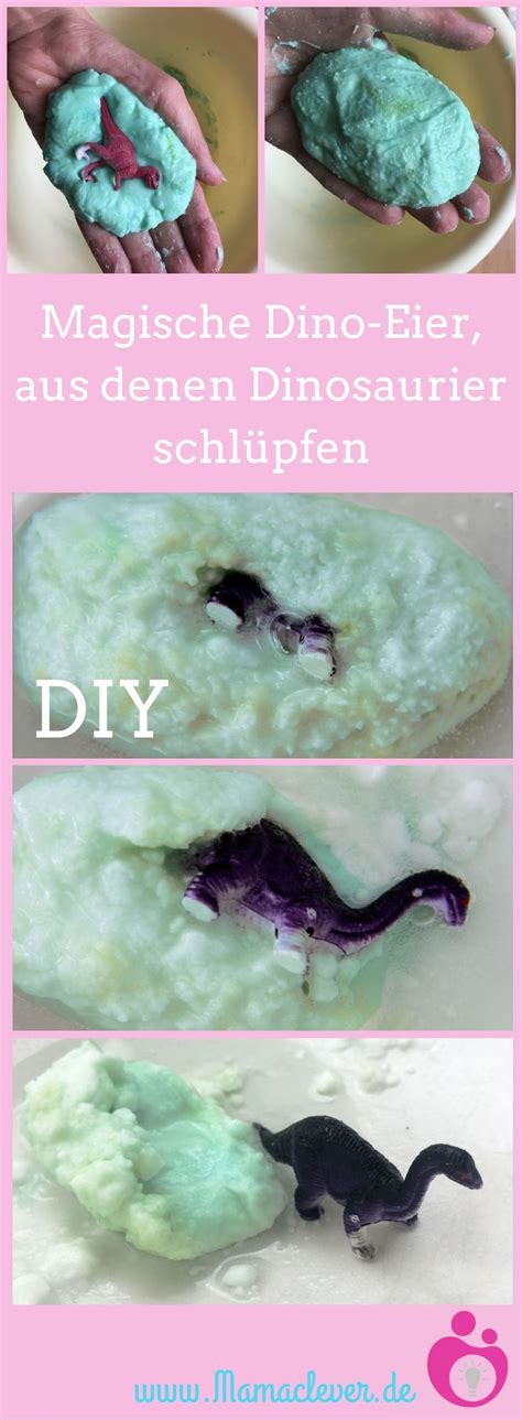 DIY Dinosaurier-Eier Experiment für Kinder