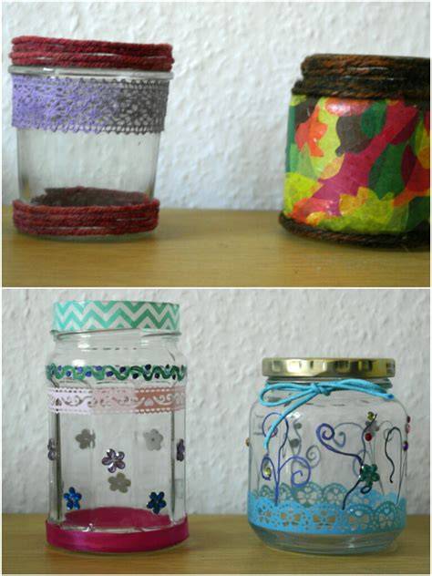 DIY-Dekoration von Marmeladengläsern & Geschenkideen