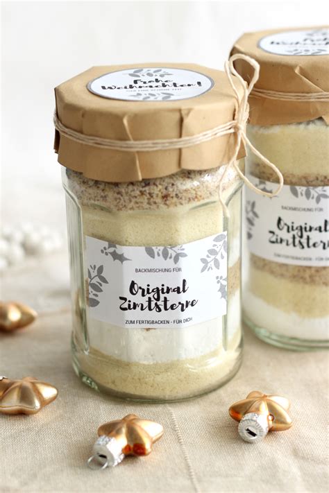 DIY-Etiketten und Verpackung für Backmischung