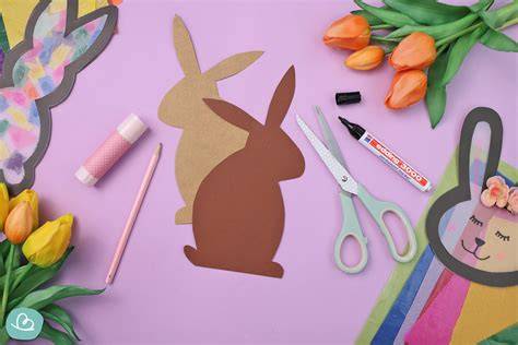 DIY-Vorlagen: Herz- und Osterhasen-Banderolen