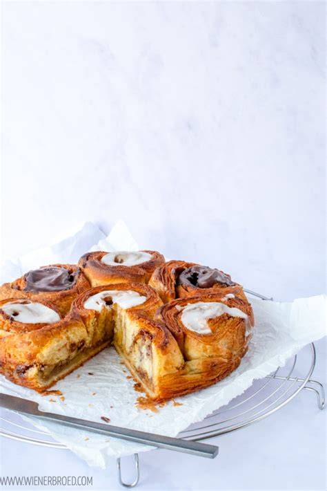 Dagmartærte - Plunderteigschnecken mit Vanillepudding-Füllung